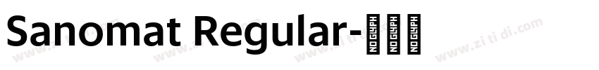Sanomat Regular字体转换 Sanomat Regular字体转换